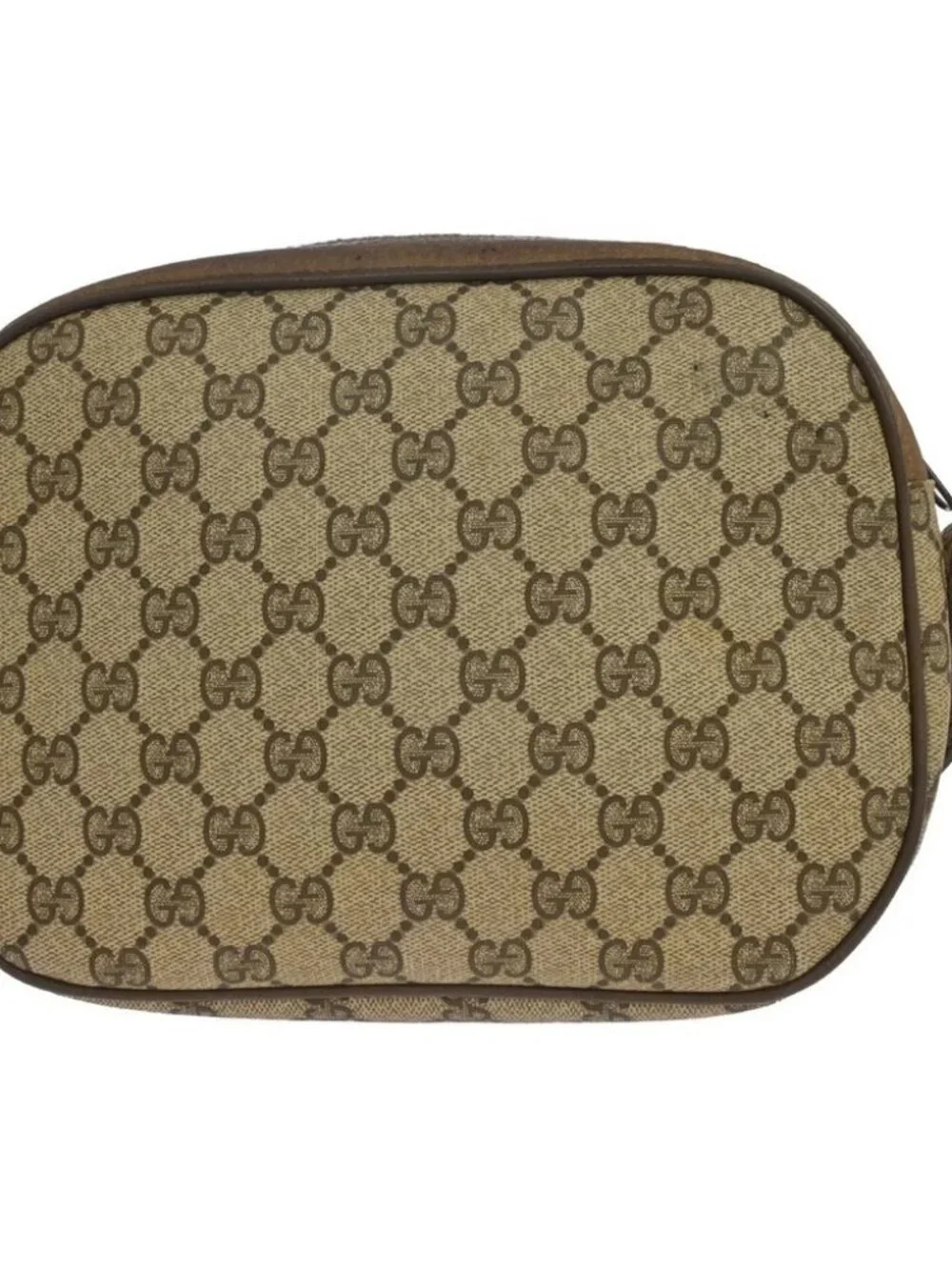 Gucci Beige Canvas GG Clutch Bag